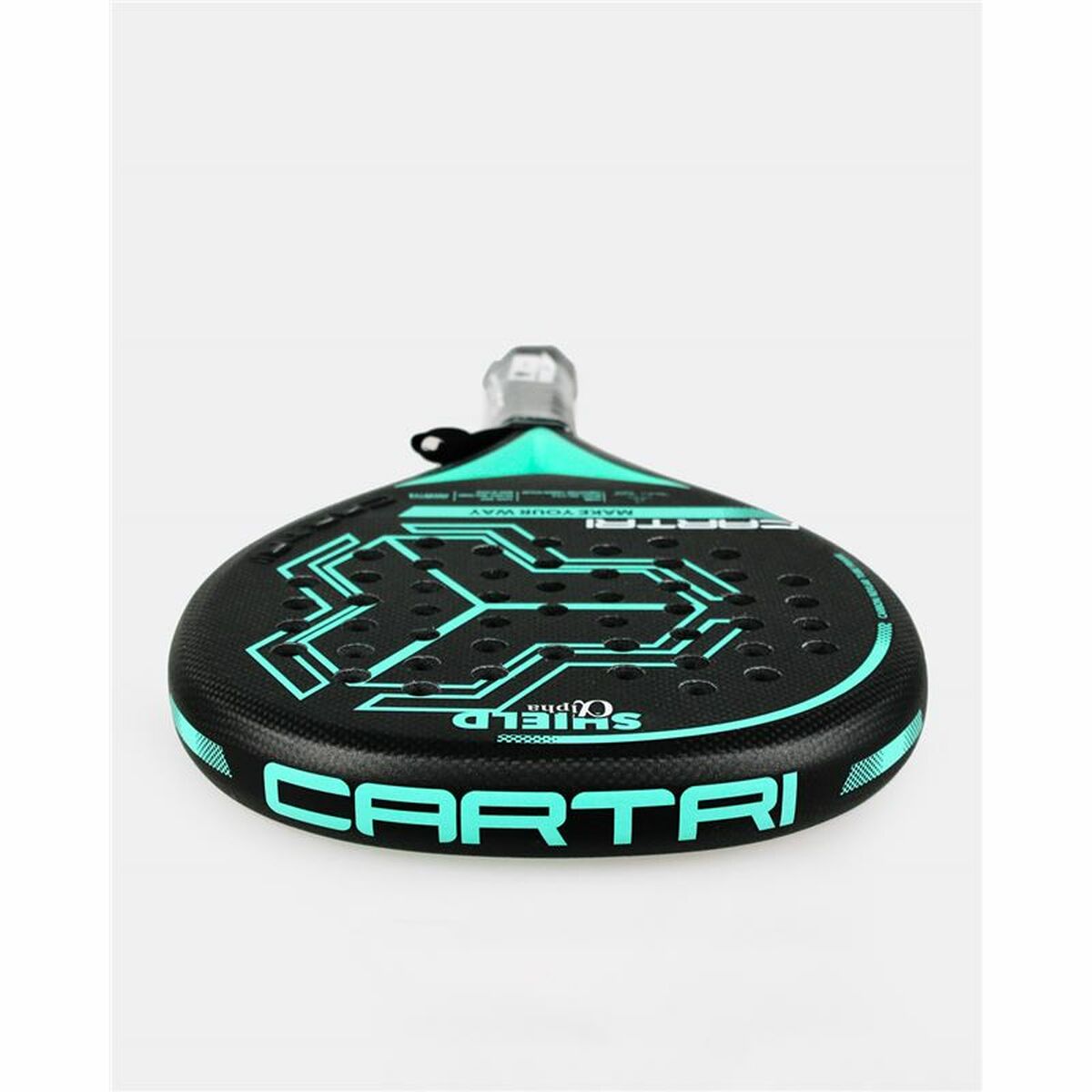 Padel Racket Cartri Shield Alpha Zwart
