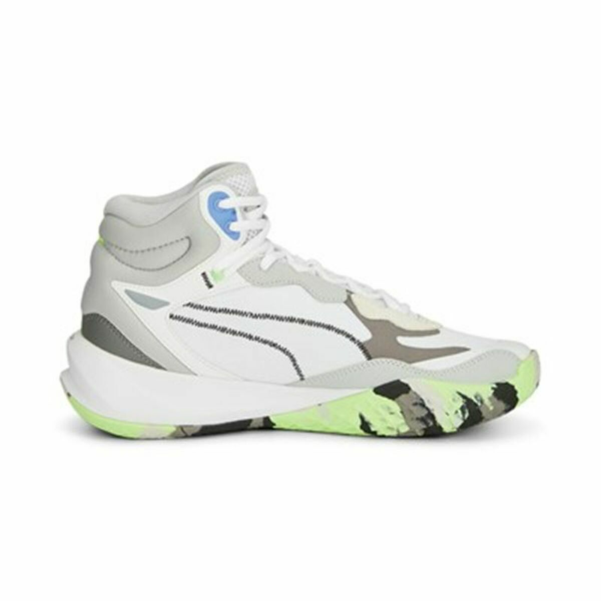 Basketbalschoenen voor Volwassenen Puma Playmaker Pro Mid Wit